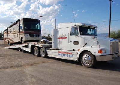 RV Flatbed Towing