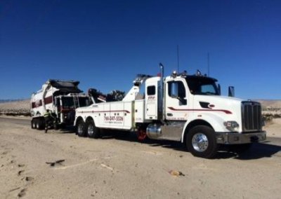 Towing a Garbage Truck Palm Desert
